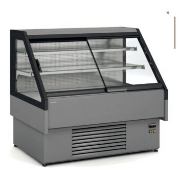 Mueble semivertical refrigerado de altura reducida Docriluc Azalea PPG con puertas correderas