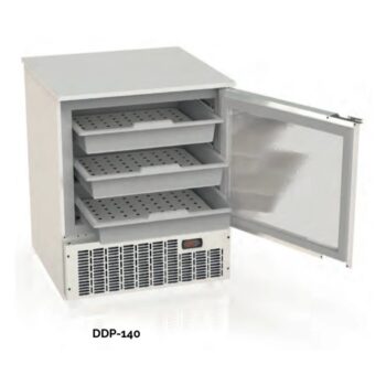Armario refrigerado bajo para pescado Docriluc DDP-140 con 3 cajas