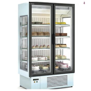 Expositor refrigerado de pastelería con puertas de cristal Docriluc Ingenious EFILP