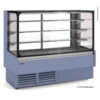 Vitrina semimural refrigerada Docriluc Insignia VV-R de cristal recto