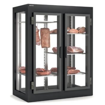 Armario de maduración de carne Docriluc Lumen CM-174 de dos puertas de cristal