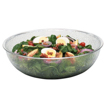 Ensaladera empedrada de policarbonato, 30,5 cm de Ø, 5,5 L