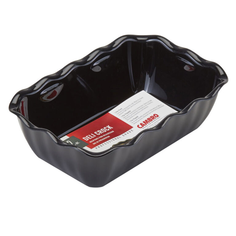 Ensaladera rectangular de SAN, 17,5 x 26 x 8 cm, 2 L — Caja de 6 unidades