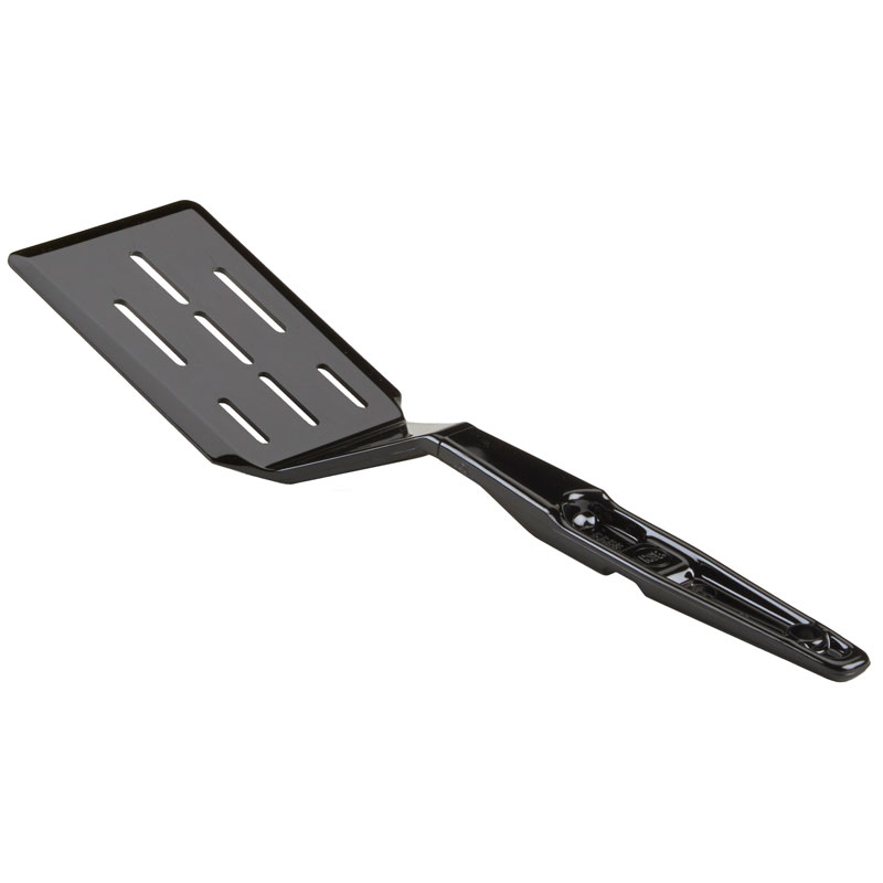 Espátula perforada de alta temperatura de polietersulfona, 35,5 cm de largo negro