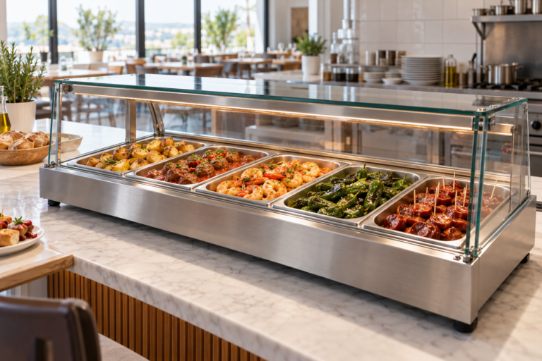 Vitrinas de tapas calientes