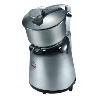 Exprimidor de palanca de 150 W con cuba de acero inoxidable