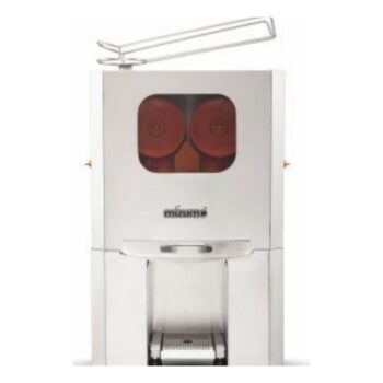 Exprimidor de naranjas automático de 22 naranjas por minuto con carcasa de acero inoxidable