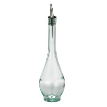 Botella TableCraft de vidrio transparente con vertedor 599P, 475 ml