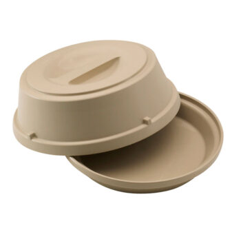 Base con tapa Cambro Camwear de policarbonato, Ø 22,9 cm