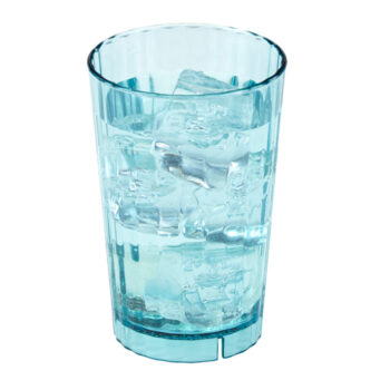 Vaso Cambro Huntington de policarbonato, 414 ml, 12,4 cm de alto azul celeste