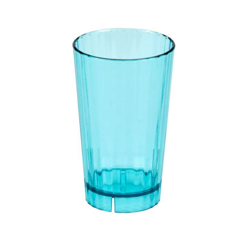 Vaso Cambro Huntington de policarbonato, 473 ml, 14 cm de alto azul celeste