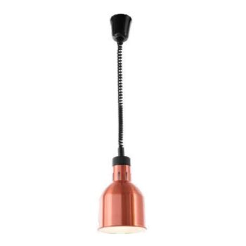 Lámpara de calor por infrarrojos cilíndrica con cable extensible