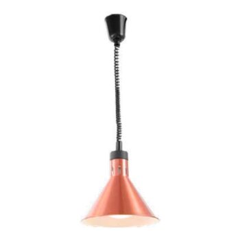 Lámpara de calor por infrarrojos cónica con cable extensible