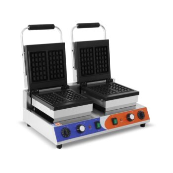 Gofrera eléctrica doble para 4 gofres