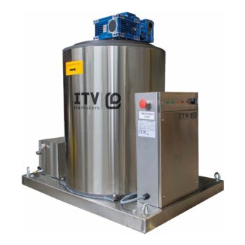 Máquina de hielo en escamas split para central de CO2, de 400 kg a 3 toneladas al día