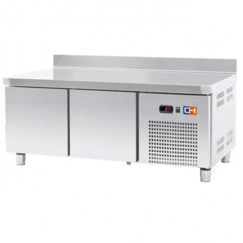 Mesa refrigerada baja de 134 cm y dos puertas
