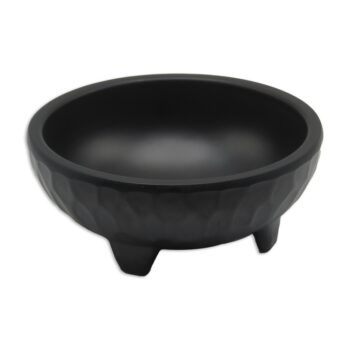 Molcajete de melamina negro de 118 ml