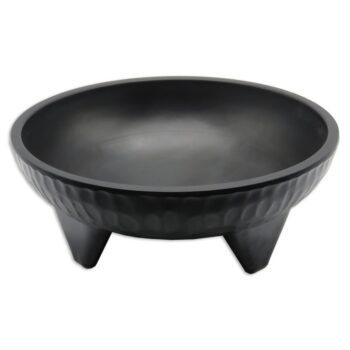Molcajete de melamina para cocina mexicana, 770 ml negro