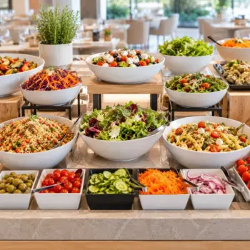 Recipientes y ensaladeras para buffet