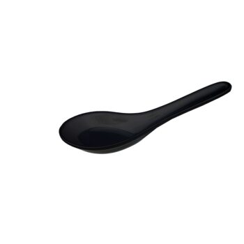 Cuchara de degustación de melamina, 18 ml negra