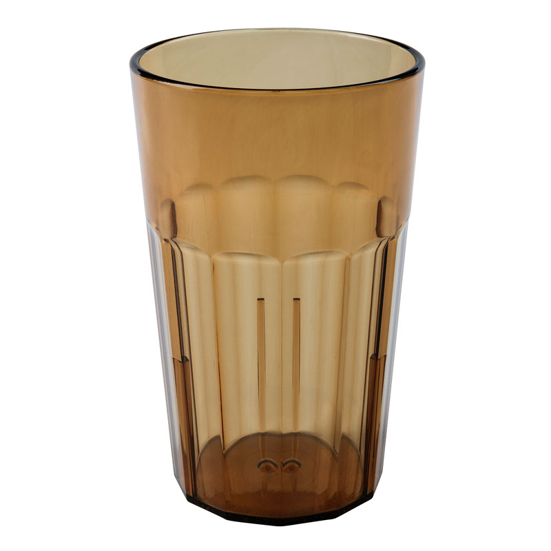 Vaso Cambro Newport de SAN, 414 ml ámbar