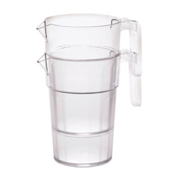 Jarra Cambro Camwear de policarbonato sin tapa, 1 L