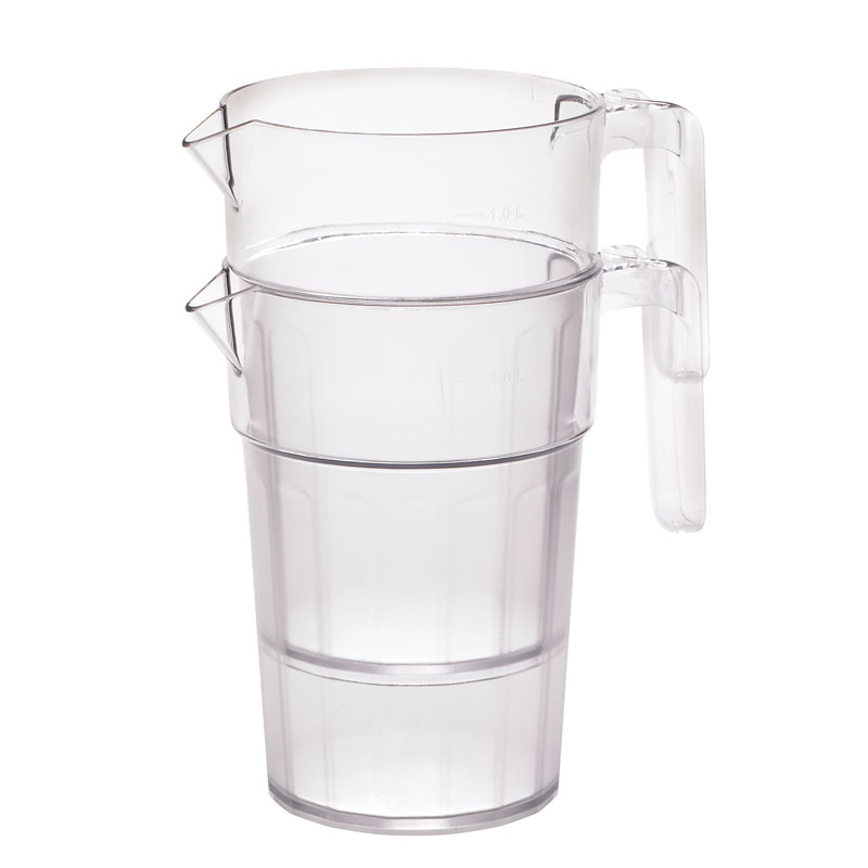 Jarra Cambro Camwear de policarbonato sin tapa, 1 L