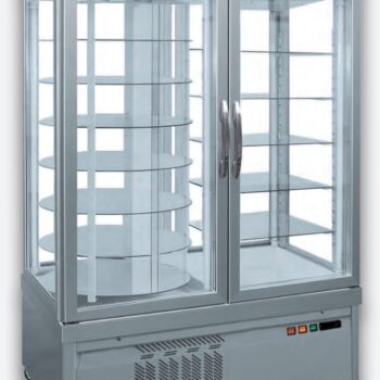 Armario expositor de pastelería y heladería de 1320 y 1500 mm, de 1 a 4 caras de cristal