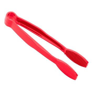 Pinza plana de policarbonato, 15 cm de largo rojo