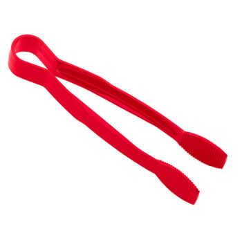 Pinza plana de policarbonato, 23 cm de largo rojo