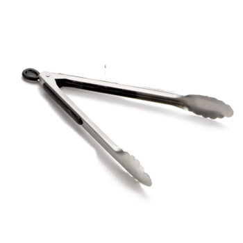 Pinzas de acero inoxidable, ergonómica, 23 cm, 0,8 mm