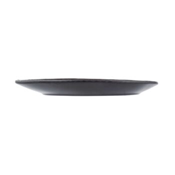 Plato de melamina, 22,5 x 19,5 x 2 cm, marrón cobrizo
