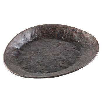 Plato de melamina, 33,5 x 28 x 3 cm