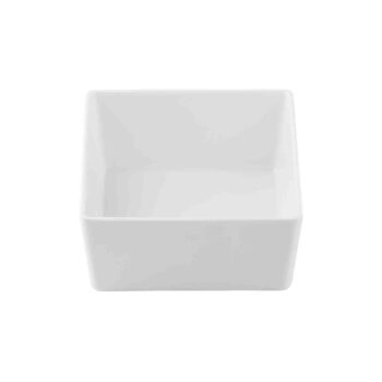 Recipiente de melamina de lados rectos, 1,5 L, 16 x 16 x 7,5 cm
