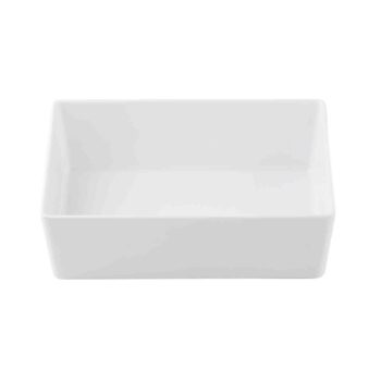 Recipiente de melamina de lados rectos, 2 L, 24 x 16 x 7,5 cm