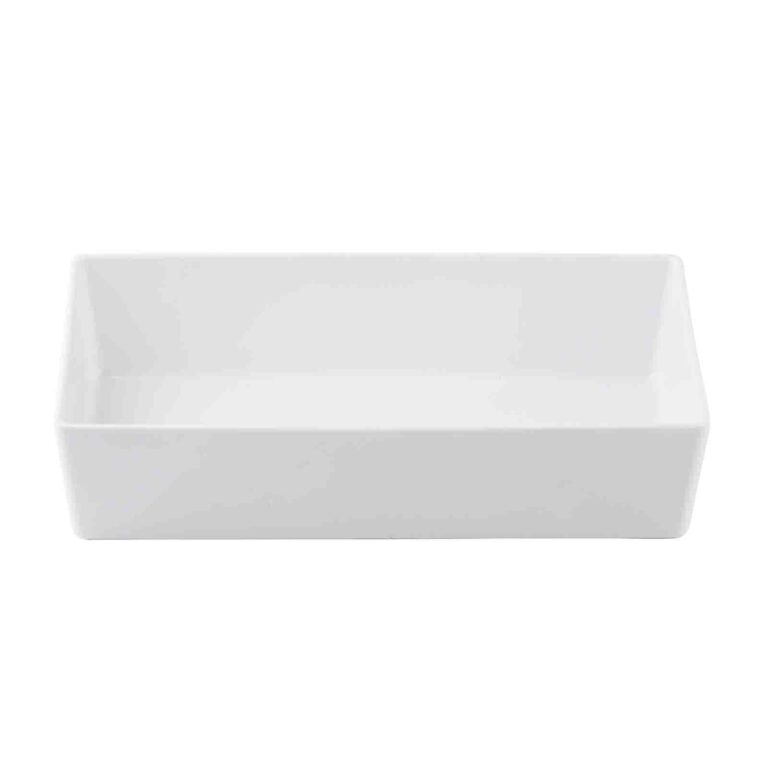 Recipiente de melamina de lados rectos, 3 L, 32,5 x 16 x 7,5 cm — Caja de 4 unidades