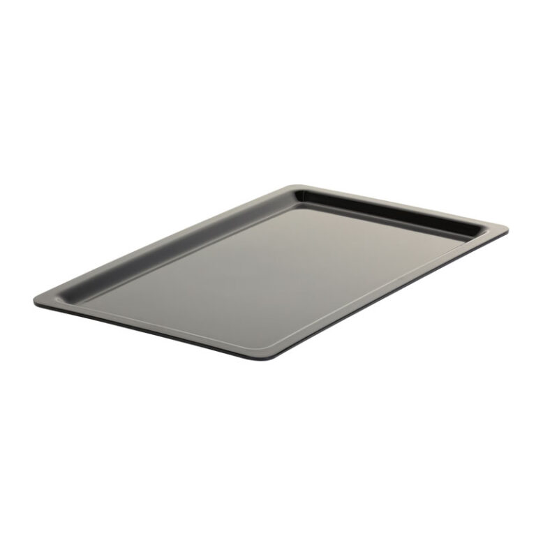 Recipiente GN 1/1 de melamina, 53 x 32,5 x 2 cm, negro — Caja de 16 unidades
