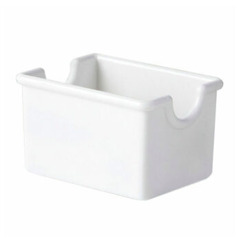 Envase para azucarillos G.E.T. de SAN, 8,9 x 6,4 cm blanco