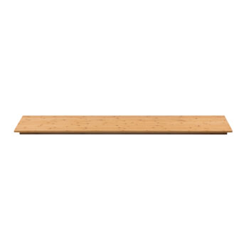 Superficie rectangular extra larga de bambú, 149,86 x 35,56 x 3,81 cm