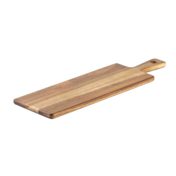 Tabla pala de madera de acacia, 51 x 15 x 2 cm