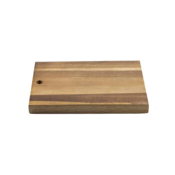 Tabla rectangular de madera de acacia, 30 x 21 x 2 cm
