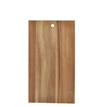 Tabla rectangular de madera de acacia, 35 x 24 x 2 cm