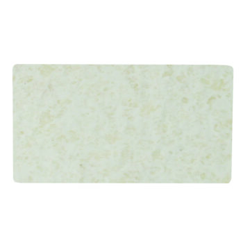 Tabla rectangular de melamina, 32,5 x 17,5 x 1 cm blanco marmol