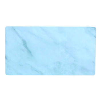 Tabla rectangular de melamina, 32,5 x 17,5 x 1 cm, decal Blanco Marmol
