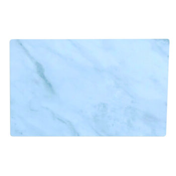 Tabla rectangular de melamina, 53 x 32,5 x 1 cm, decal Blanco Marmol