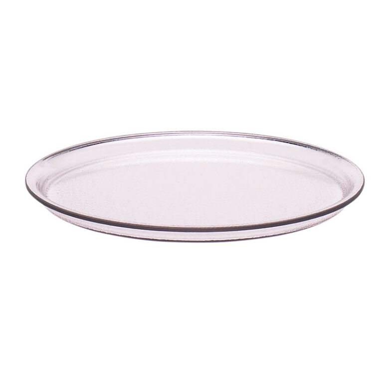 Tapa plana transparente para recipiente refrigerado redondo, 17,3 cm de Ø — Caja de 2 unidades