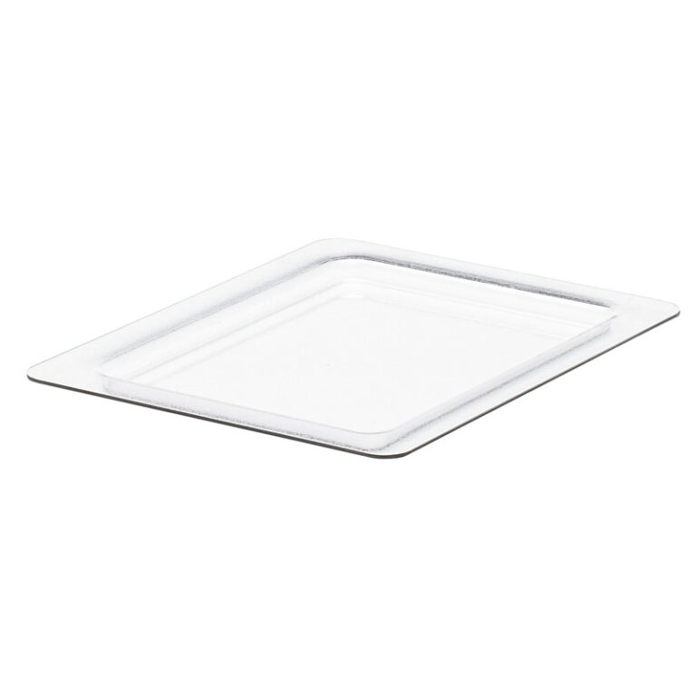 Tapa plana transparente para recipiente refrigerado GN 1/2, 26,5 x 32,5 cm — Caja de 2 unidades