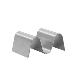 Soporte para 1 o 2 tacos TableCraft modelo TRS de acero inoxidable
