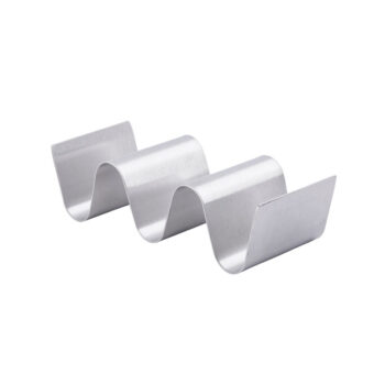 Soporte para 2 o 3 tacos TableCraft modelo TRS de acero inoxidable