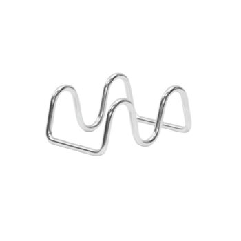 Soporte para 1 o 2 tacos TableCraft modelo TRW de acero inoxidable